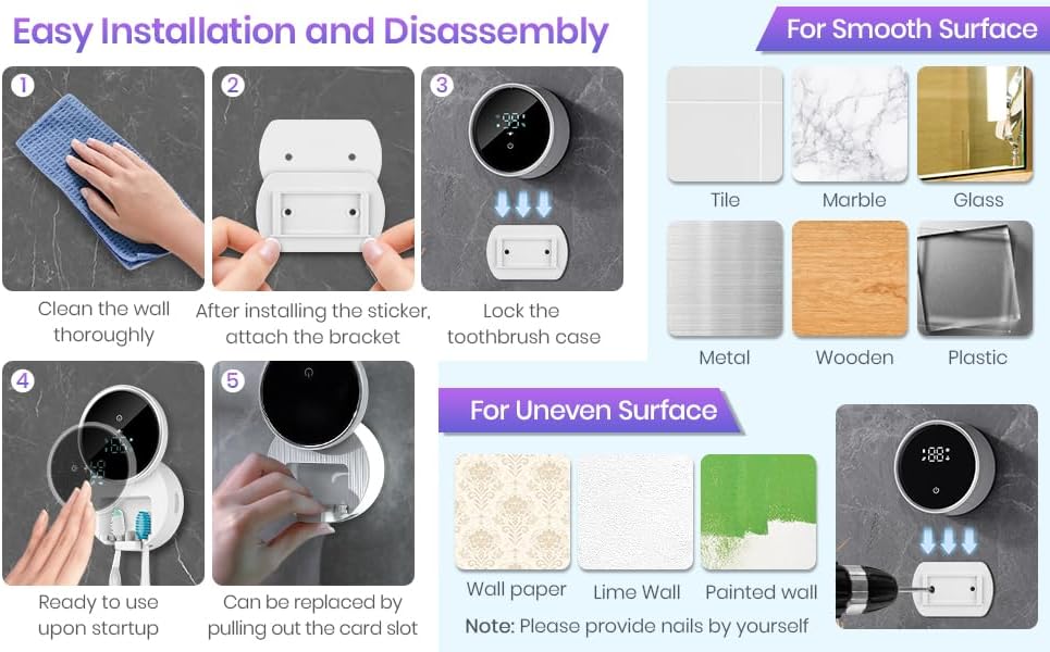 Hygiene Pod Toothbrush Cleaner/Holder