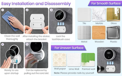 Hygiene Pod Toothbrush Cleaner/Holder