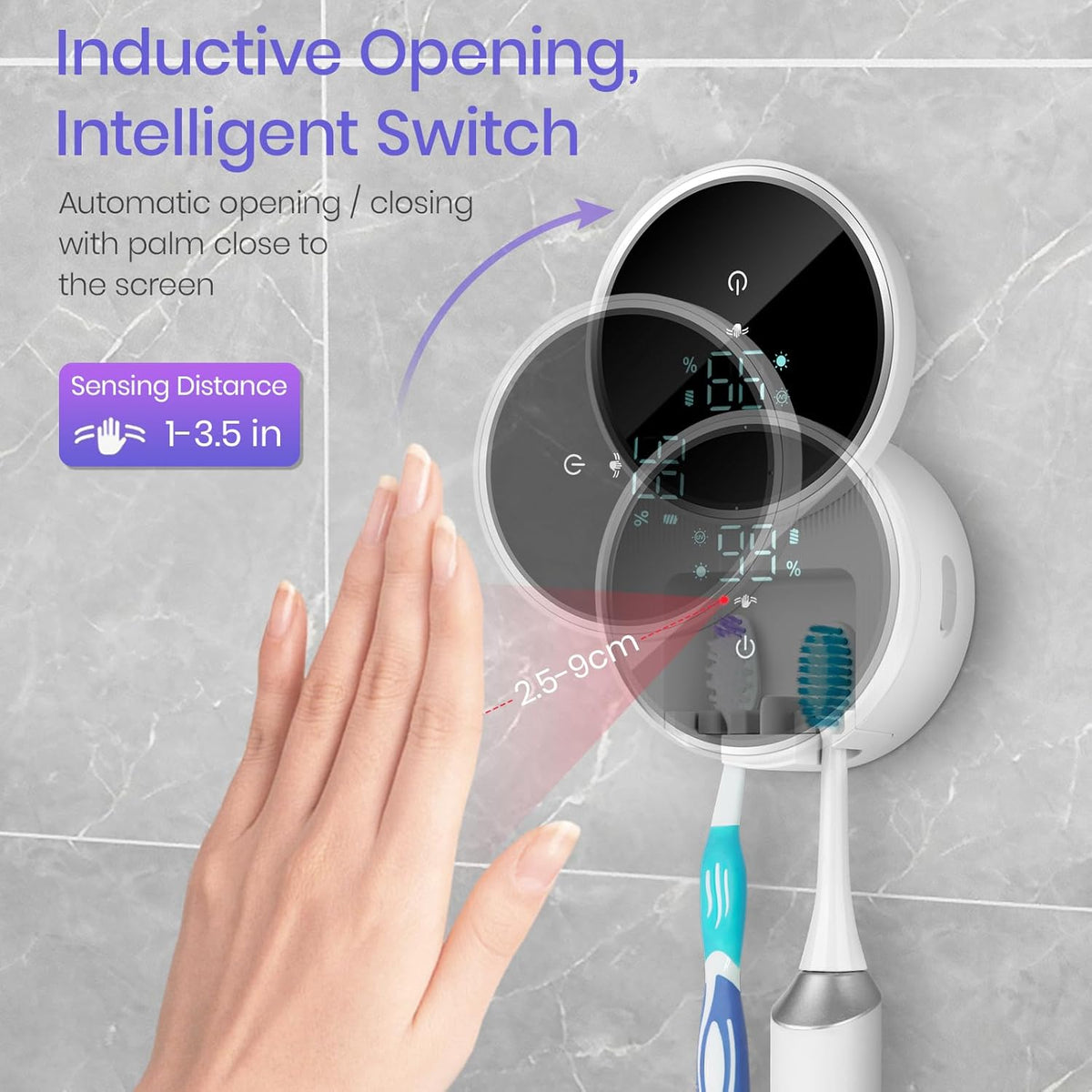 Hygiene Pod Toothbrush Cleaner/Holder